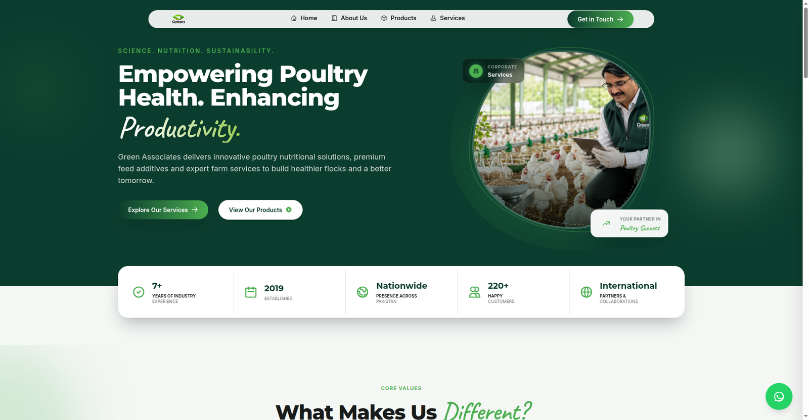 green-associate.com screenshot